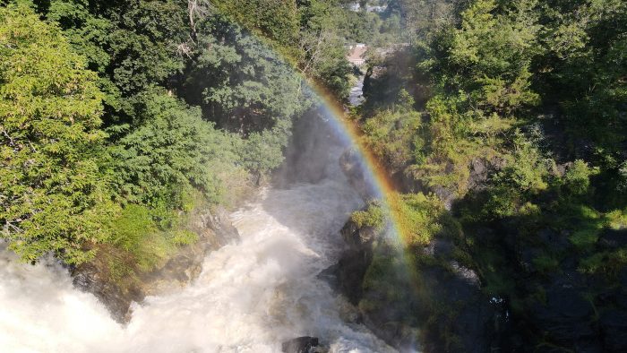 Aerial Yantic Falls 1